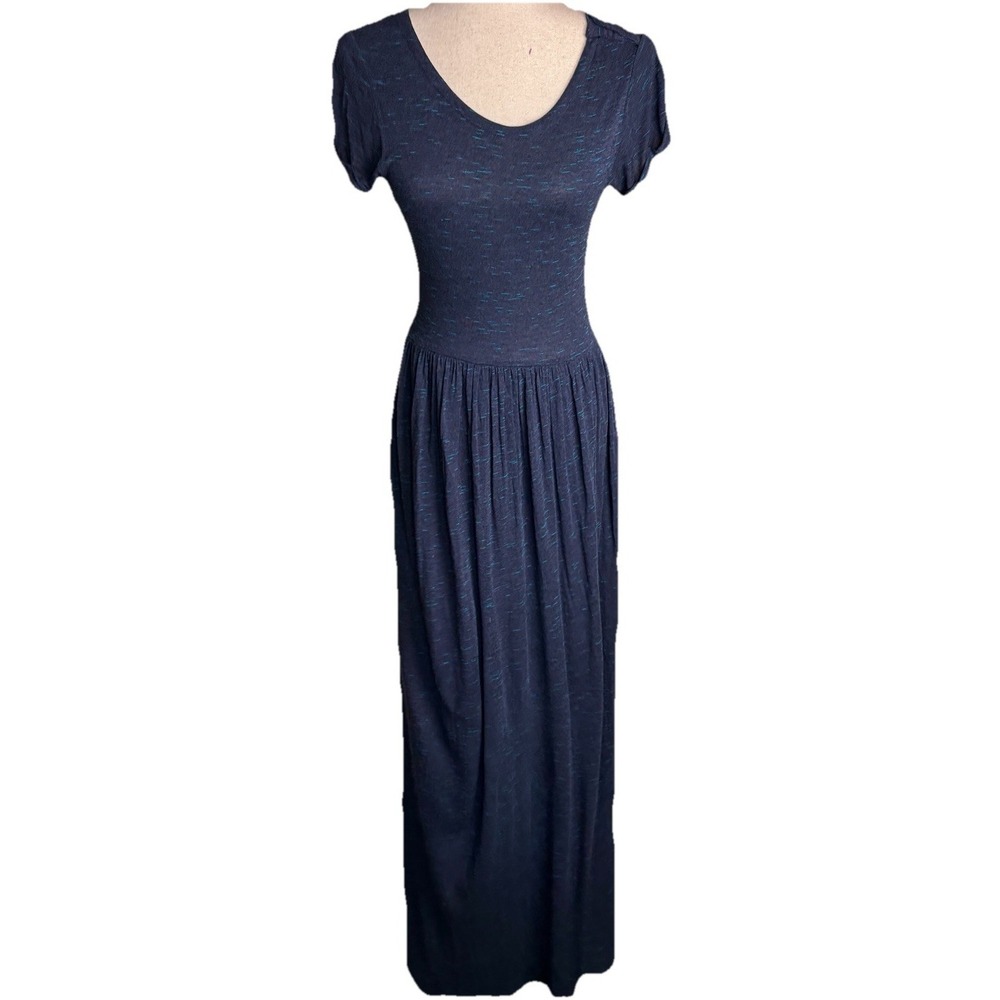 Matilda Jane Deep Water Maxi Dress Womens Small Blue Preppy Classic